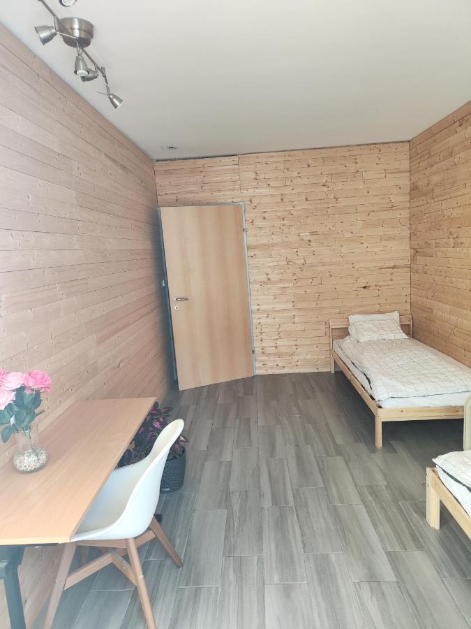 Erdgeschoss Wohnung Nahe Flughafen Viena Exterior foto